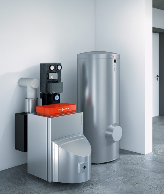 Ölkessel im Keller eines Einfamilienhauses in Eschwege